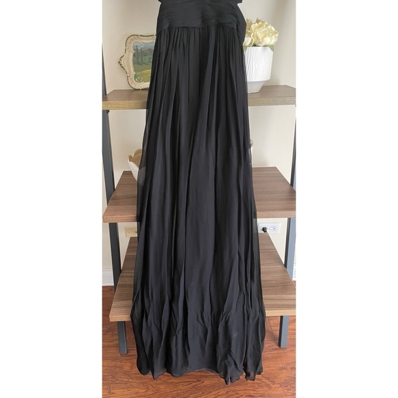 EUC Aidan Dress Size 4 Mattox Black Halter Maxi Dress Prom Formal Worn once - Picture 4 of 15